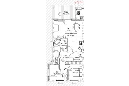 Erdgeschoss-Wohnung in Mellrichstadt ca. 90 m2 zur Miete