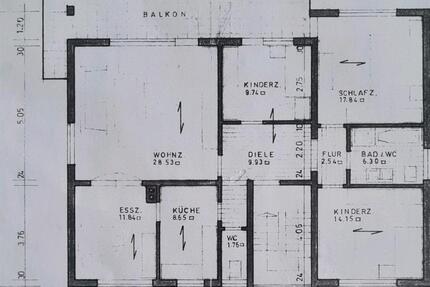 4- Zimmer 1. OG - 1.200,00&nbsp;EUR Kaltmiete, ca.&nbsp; 111,00&nbsp;m&sup2; in Östringen (PLZ: 76684)