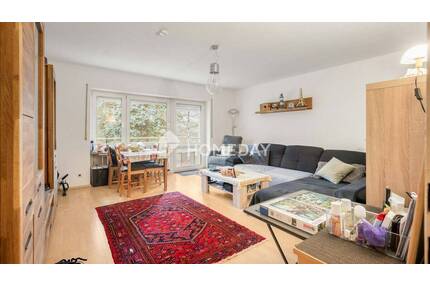 Lichtdurchflutete, ruhige 2-Zimmer-Wohnung mit Balkon & spektakulärem Blick in den Park & Ferne - Karlsruhe Bergwald