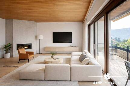 BERK Immobilien - Fast ein Haus - ETW in Laudenbach - Garten, Ausbaufläche, einzigartiger Ausblick