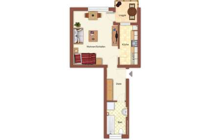 Wohnung zum Mieten in Mönchengladbach 219,89 € 37.67 m²
