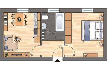 Wohnung zum Mieten in Montabaur 339,00 € 34.71 m²