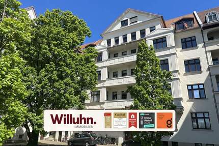 Bald bezugsfrei | 130 Quadratmeter | 2 Balkone | Kamin | Denkmalimmobilie - Leipzig Reudnitz-Thonberg