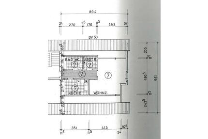 leere 1,5 Zimmer-Wohnung,modernisierungsbedürftig,GiengenBrenz - Giengen an der Brenz