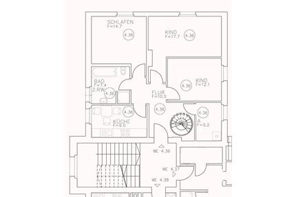 4 Zimmer Wohnung 133 qm in der Enckekaserne inkl. Küche - Magdeburg Diesdorf