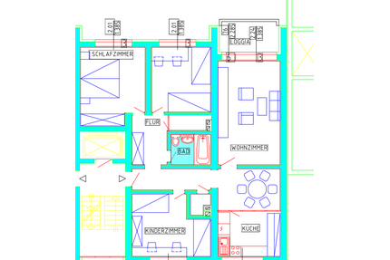Wohnung zum Mieten in Essen 650,00 € 96.18 m²