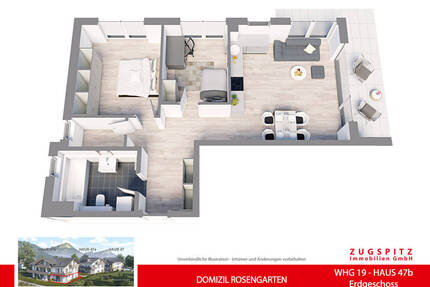 DOMIZIL ROSENGARTEN -3 Zi Wohnung -WHG19 - Garmisch-Partenkirchen