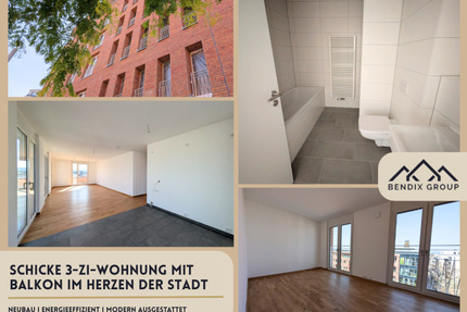 Großzügiges Wohnen mit Dachterrasse I 3-Zi-Wohnung I Moderner Erstbezug im Neubau I Energieeffizient - Dresden Naußlitz