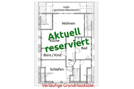 3 Zimmer 83 m² | Küche | Stellplatz | größzügige Loggia | OG - Twistringen