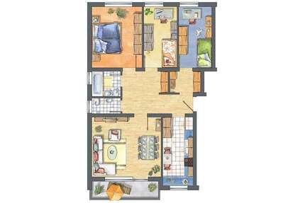 Wohnung zum Kaufen in Germering 460.000,00 € 87 m²