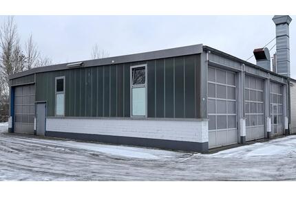 Werkstatthalle mit LKW-Tor, Büro & WC – sofort verfügbar in Baunatal