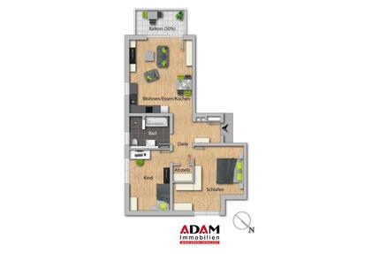 Helle 3-Zimmer-Neubauwohnung in 77694 Kehl-Sundheim zu vermieten