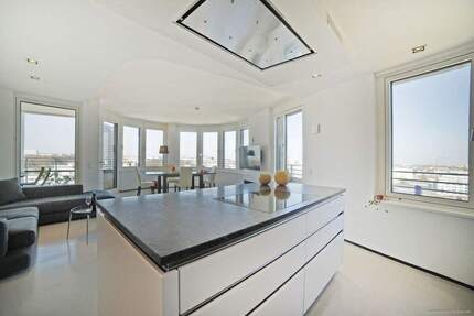 Alpenblick garantiert! Thalkirchen, helle, luxuriöse 2-Zimmer Wohnung im 12 OG mit TG-Einzelstellplatz! - München Thalk.Obersendl.-Forsten-Fürstenr.-Solln