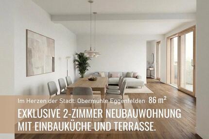 Exklusive 2-Zimmer Neubauwohnung mit Einbauküche und Terrasse 86m - Eggenfelden