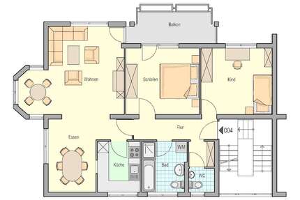 Wohnung zum Mieten in Stuttgart 678,22 € 85.23 m²
