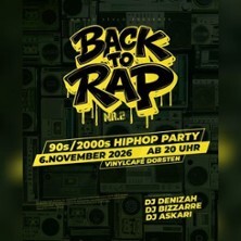 Back to Rap - 90s & 00s HipHop Party