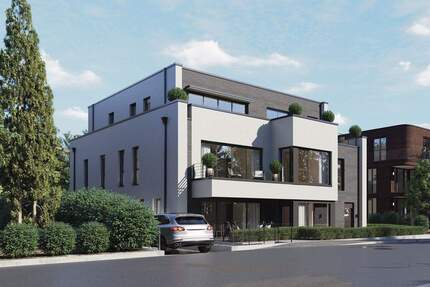 DHi | Neues Bauprojekt von Bentati in Düsseldorf Lohausen. Eigentumswohnung DG mit Dachterrasse.