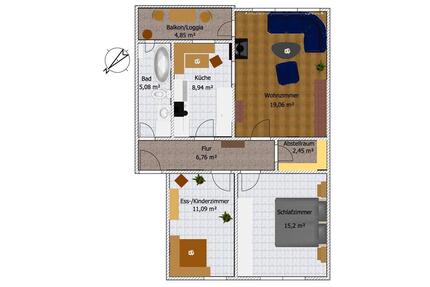 Sonnige 3-Zimmer-Wohnung in Peißenberg - sofort verfügbar