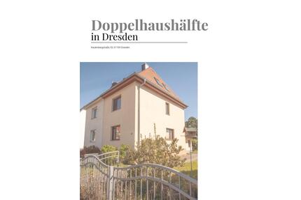 Doppelhaushälfte in Dresden-Wilschdorf