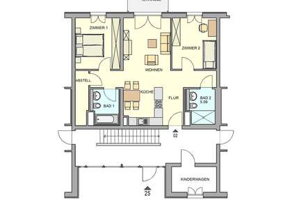 Wohnung zum Mieten in Weinböhla 960,00 € 80 m²