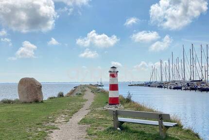 Gemütliche 3-Zimmer-Wohnung mit traumhaftem Hafen - und Ostseeblick. - Fehmarn Orth