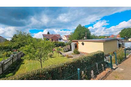 Garten nähe Senftenberger See, 450m², 56m² Massivlaube - Dresden Cotta