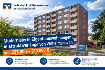 Wohnung zum Kaufen in Wilhelmshaven 225.000,00 € 86 m²