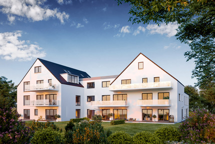 Neubau-Dachgeschosswohnung mit ausgebautem Spitzboden & Terrasse - Seligenstadt
