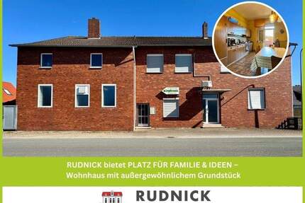 RUDNICK bietet PLATZ FÜR FAMILIE & IDEEN - Wohnhaus mit außergewöhnlichem Grundstück - Wunstorf Idensen
