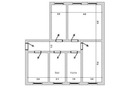 4-Zimmerwohnung im Eberswalder Zentrum zu vermieten