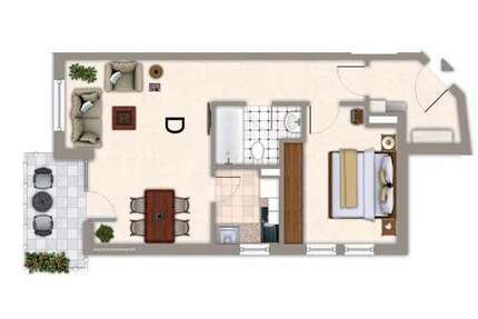 Wohnung zum Kaufen in Leipzig - Lindenthal 110.000,00 € 55 m²