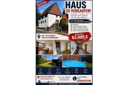 Fachwerkhaus mit großem Grundstück - Einbeck