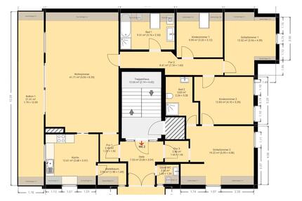Wohnung groß im 2. Stock - 1.680,00&nbsp;EUR Kaltmiete, ca.&nbsp; 156,00&nbsp;m&sup2; in Schrobenhausen (PLZ: 86529)