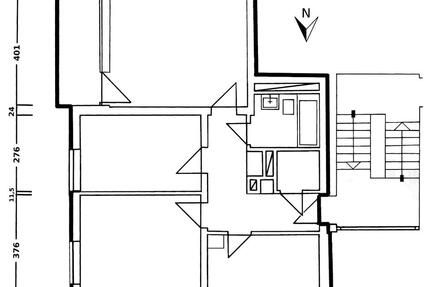 3-Zimmer-Wohnung mit Balkon und EBK in Passau