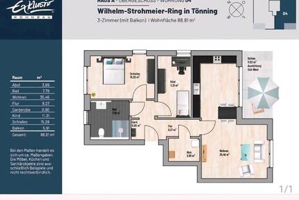NeubauwohnungTönninggeh. Stand., zu verm., Erstb., Nähe SPO
