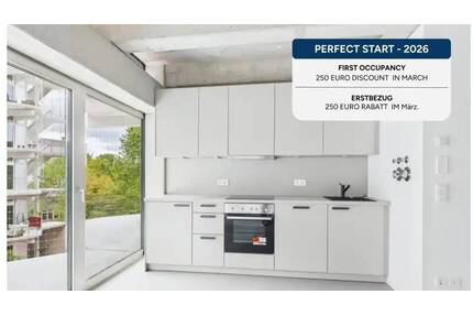 Mietrabatt - Erstbezug: 2-Zimmer Wohnung mit EBK & Balkon, 5 Min. zur U5 - Berlin Kaulsdorf