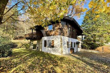 Blockhaus am Waldrand auf sehr großem Grundstück mit Teich und Bachlauf - Lennestadt Saalhausen