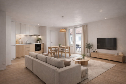 Neubau 2,5-Zimmer Wohnung mit Balkon im 1.OG in Sulzfeld (Nr.2)