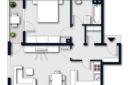2 Zimmer Wohnung in Kirchheimbolanden zu vermieten