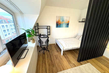 Voll möblierte 1-Zimmer-Wohnung Dresden | Einbauküche | Erstbezug