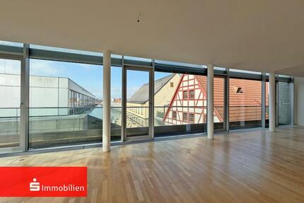 Penthouse-Maisonette mit zwei Dachterrassen und Panoramablick zur Vermietung - Fulda