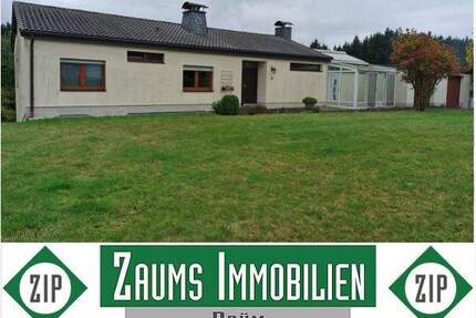 Einfamilienhaus mit 2 Wintergärten in Zentraler Ortslage mit 2 Garagen mit Unterbau und Weitsicht - Orlenbach - Schloßheck