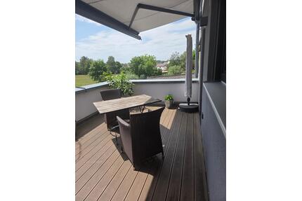 Penthouse Wohnung, 87qm, 3 Zimmer und Dachterasse SüdWest Blick - Dasing