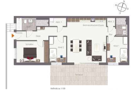 Wohnung zum Kaufen in Biberach 530.700,00 € 103.18 m²