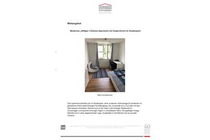 18qm Wohnung in Erlangen NordBurgberg - Buckenhof