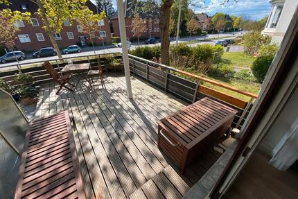 Charmante Wohnung - große Terrasse, Garten, Garagenstellplatz - Kiel Schreventeich