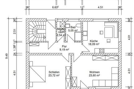 2,5-Zimmer-Wohnung mit Balkon, Südlage - Nandlstadt