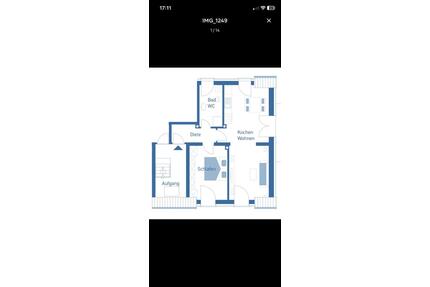 Moderne Wohnung mit Küche, Balkon und Stellplatz - Ebrach