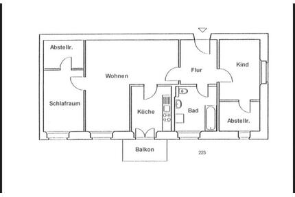3-Raum-Wohnung in Bad Freienwalde - Bad Freienwalde (Oder)