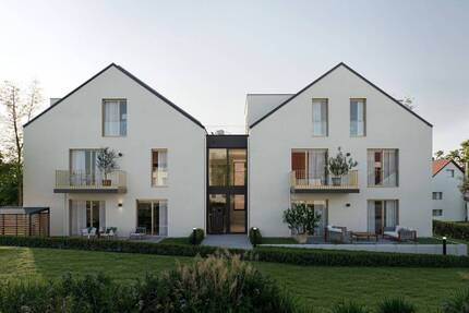 Moderner Erstbezug: 2-Zimmer-Neubau mit Tiefgaragenstellplatz und Gartenabteil - Bietigheim-Bissingen / Bietigheim